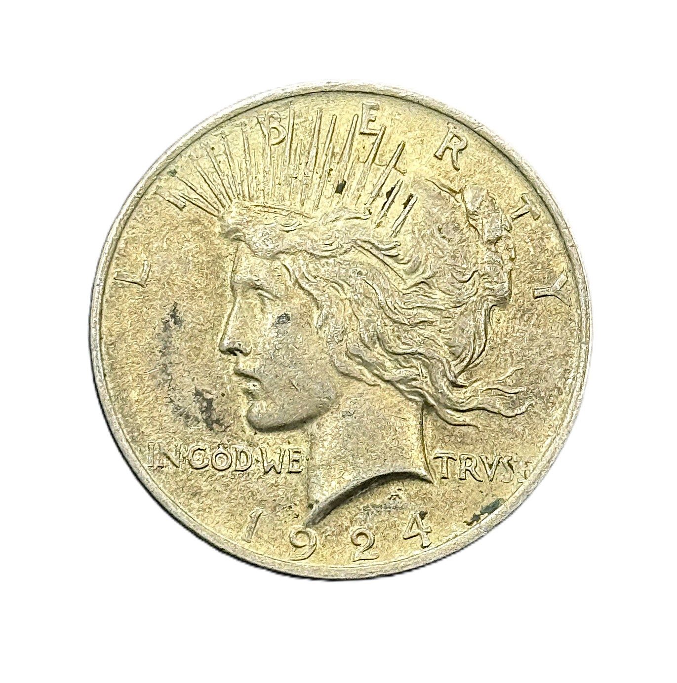 1924 Peace Silver Dollar Philadelphia Mint Circulated