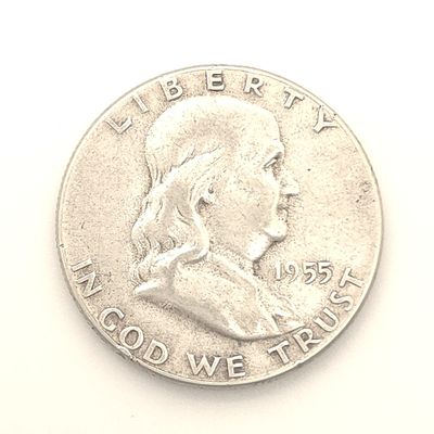1955 Franklin Half  Dollar