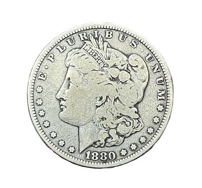 1880 Morgan  Silver Dollar