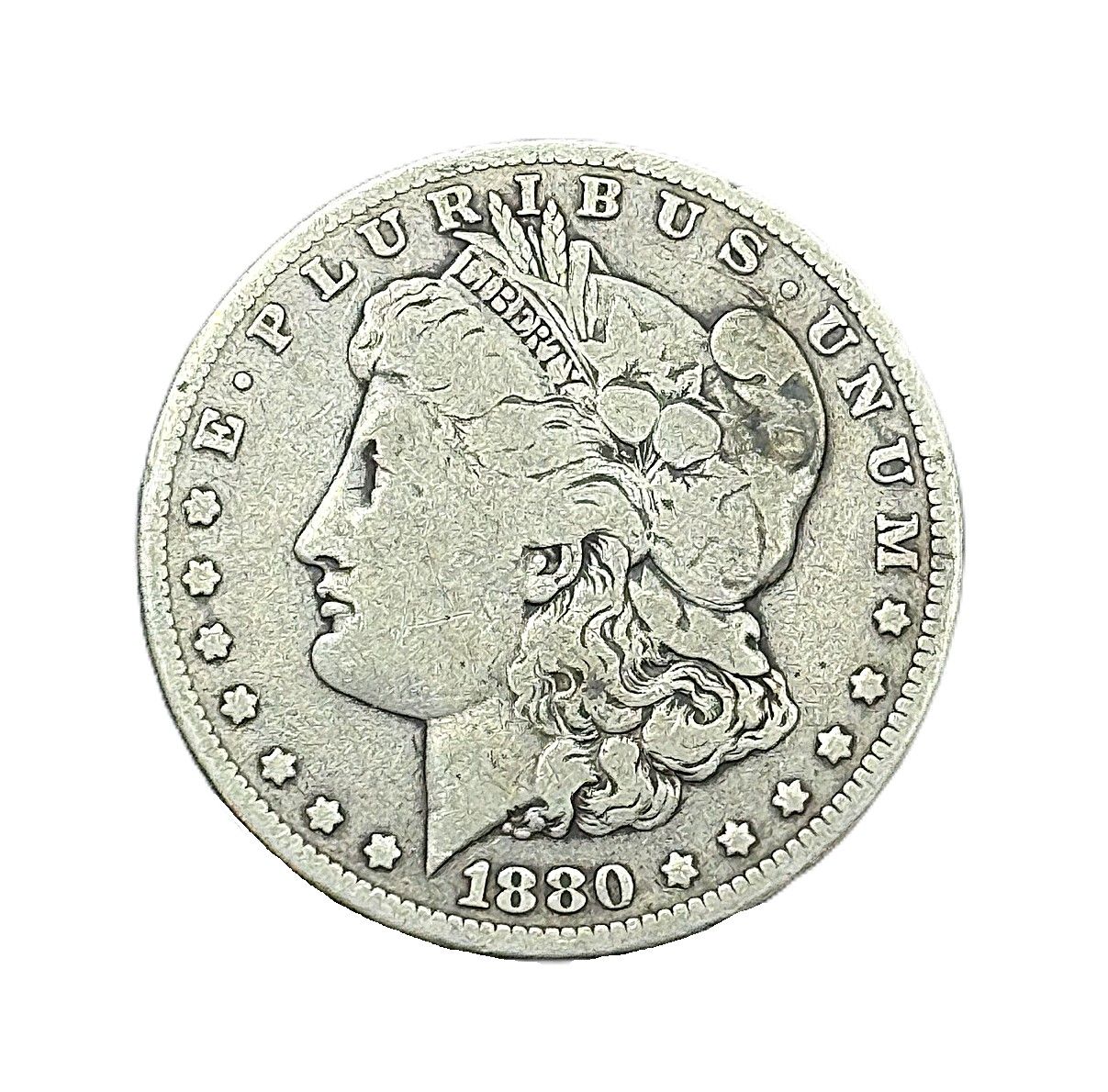 1880-O  Morgan Silver Dollar