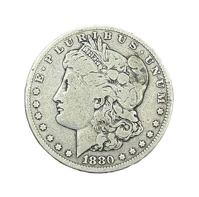 1880-O  Morgan Silver Dollar