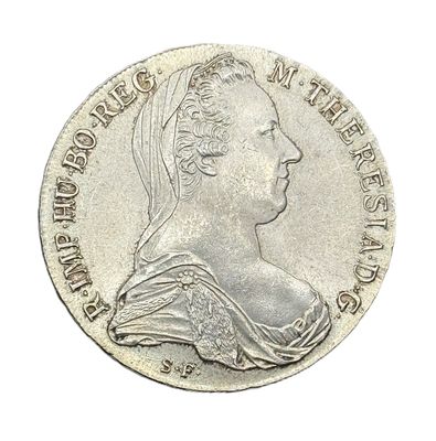 1780 Maria Theresa Silver 1 Thaler