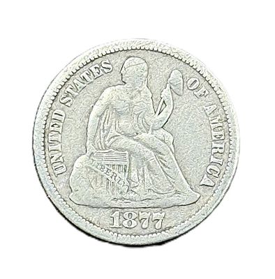 1877 Seated Liberty Dime