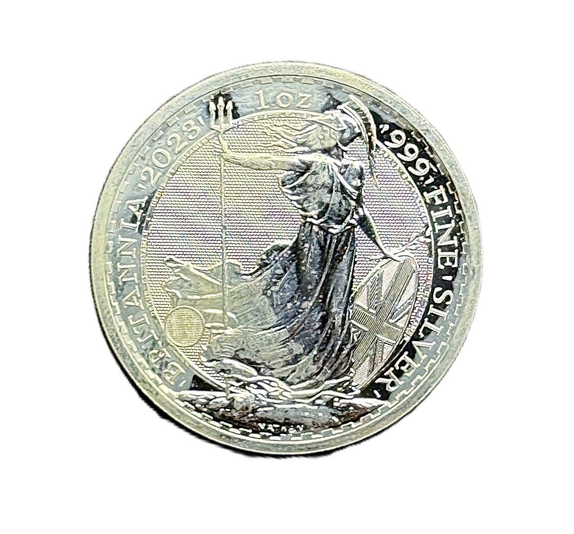 2023 Great Britain Silver Britannia- King Charles III- 1 oz Bullion Coin- BU Royal Mint