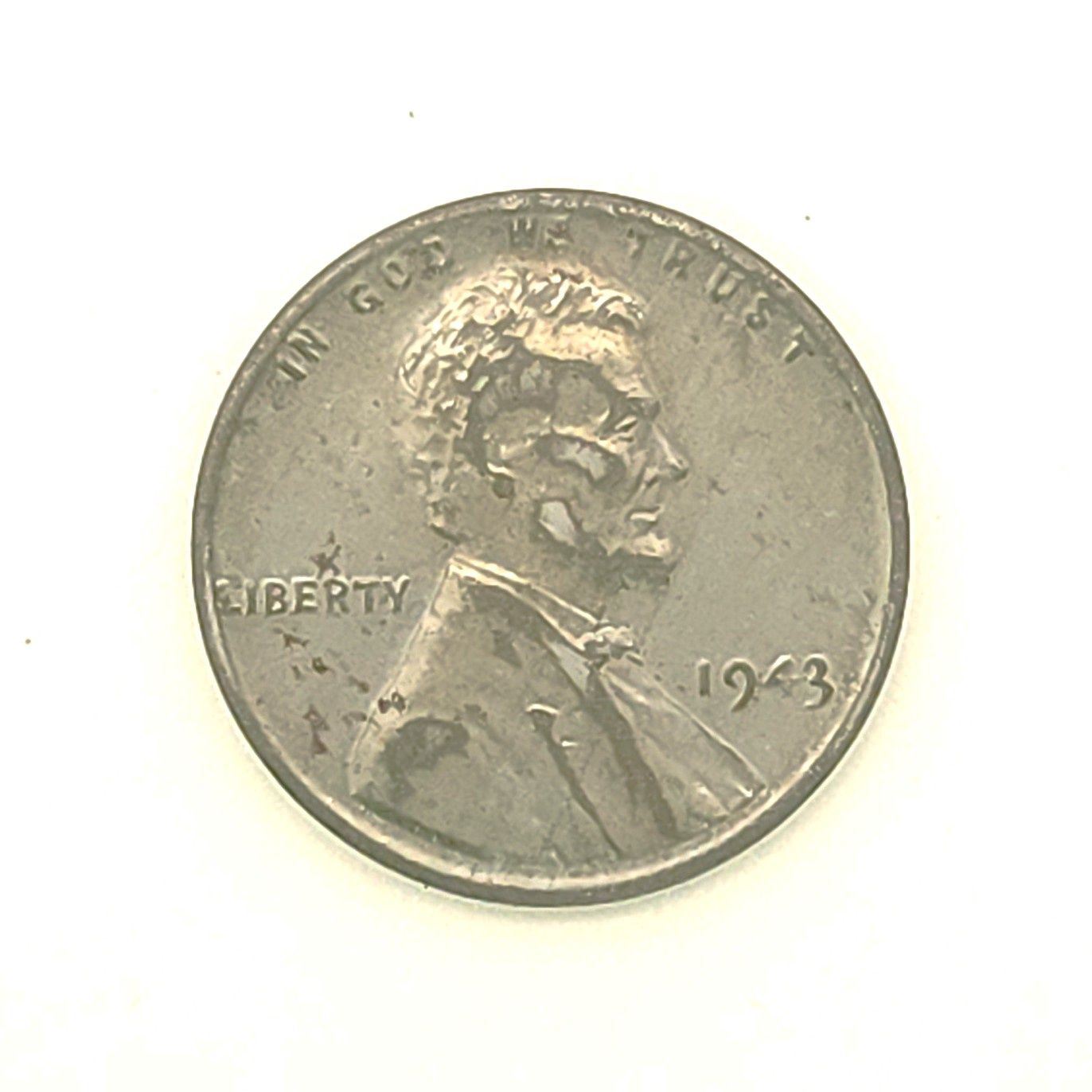 1943 Steel Cent Philadelphia Mint Circulated Authentic US Cent