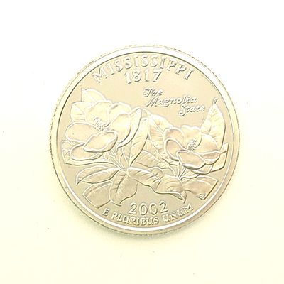 2002-S Mississippi Quarter Silver Proof
