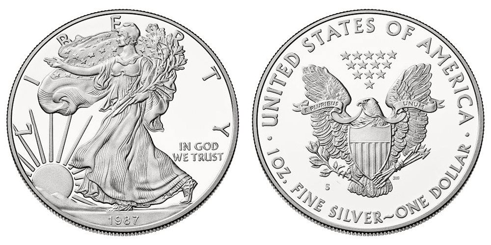 1987 American Silver Eagle - BU