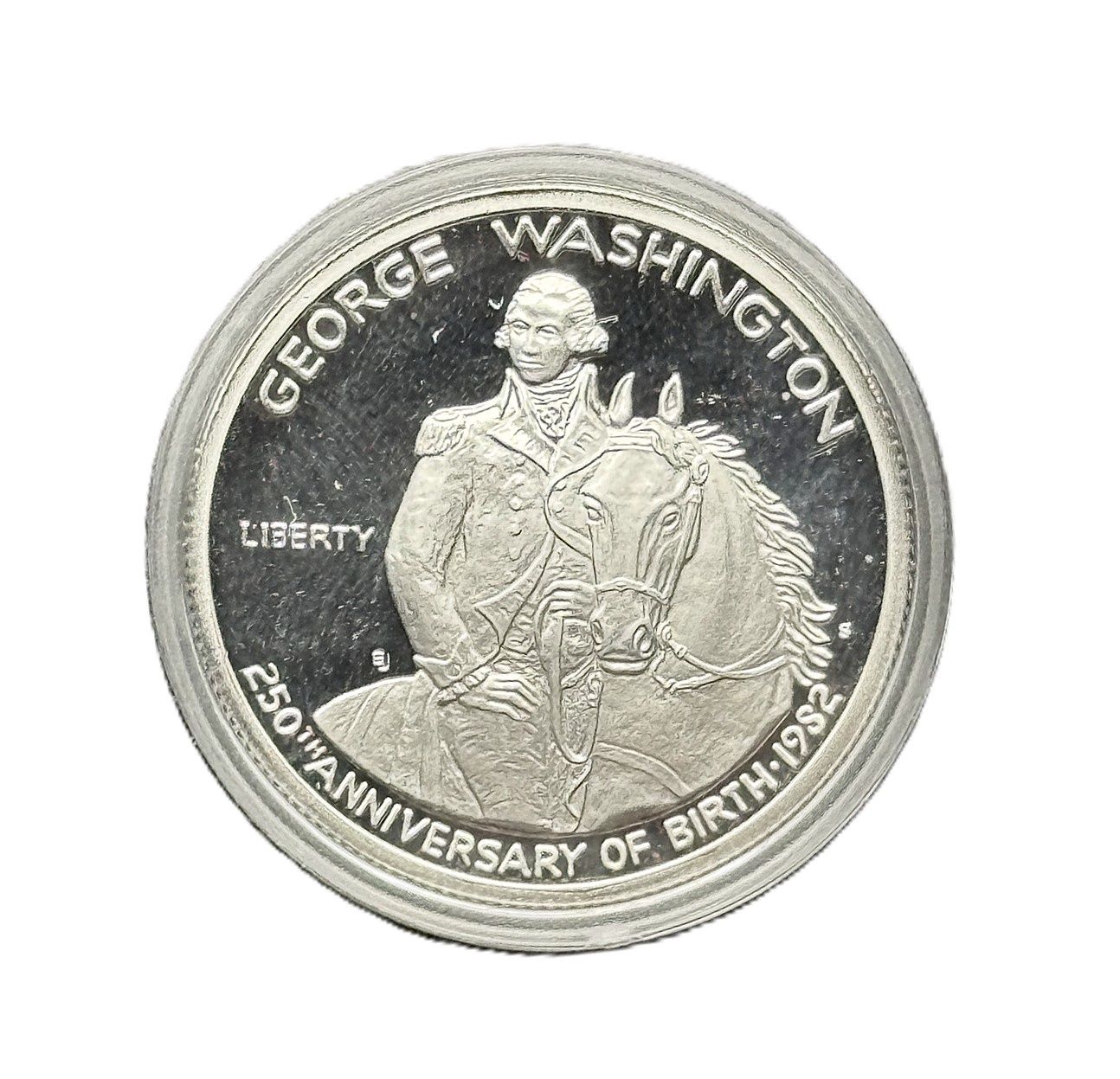 1982-S George Washington Proof Silver Half Dollar Commemorative Coin