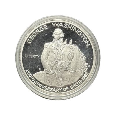 1982-S George Washington Proof Silver Half Dollar Commemorative Coin