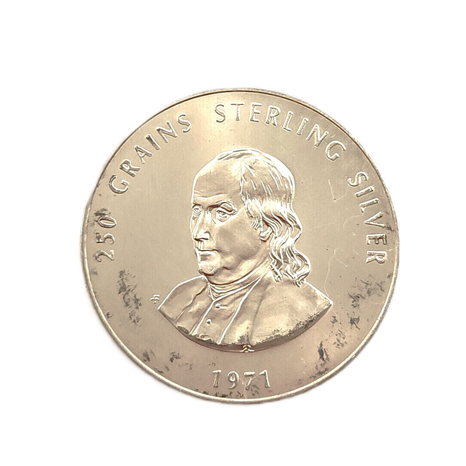 1971 Franklin Mint Sterling Silver Token