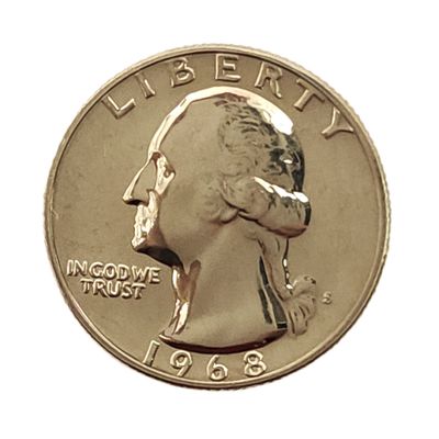 1968-S Proof Washington Quarter