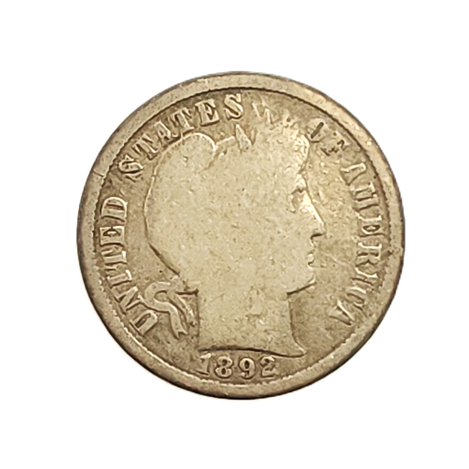 1892-O Barber Dime - First Year of Issue