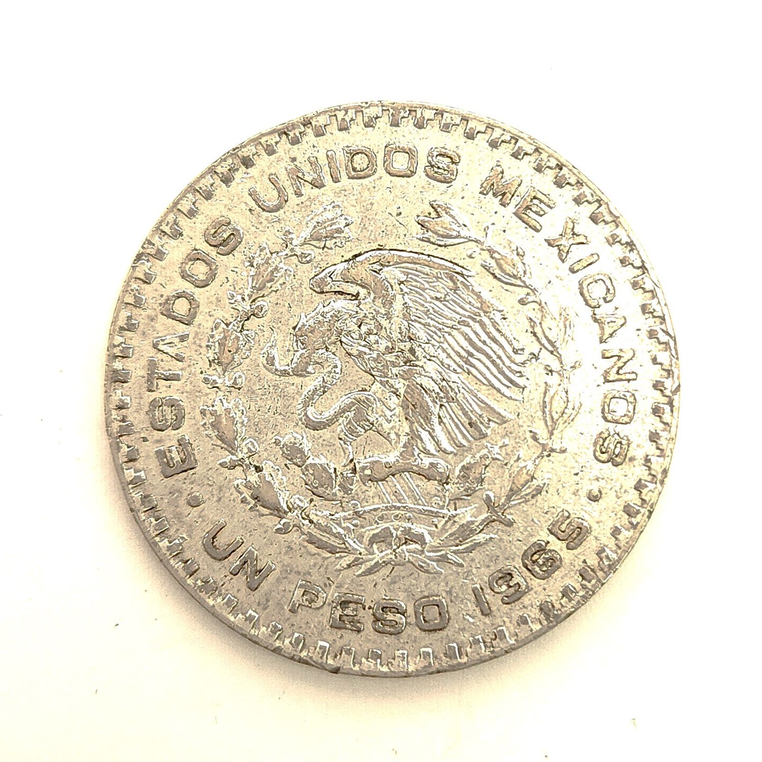 1965 Mexico Silver 1 Peso