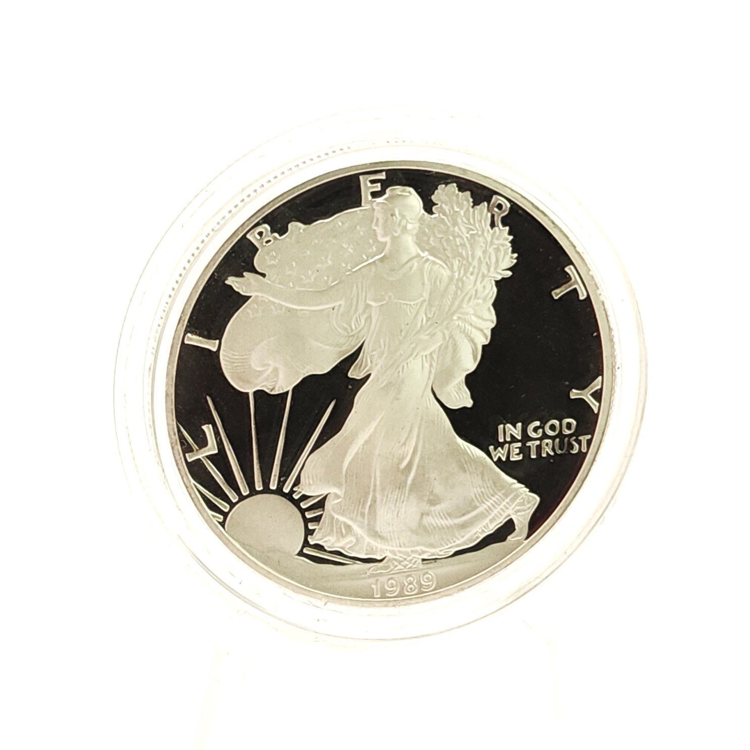 1989-S Proof American Silver Eagle...