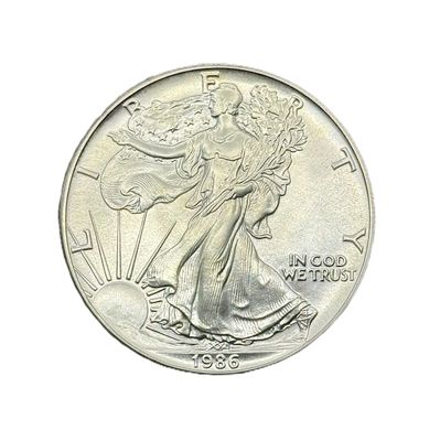 1986 American Silver Eagle - First Year of Issue BU