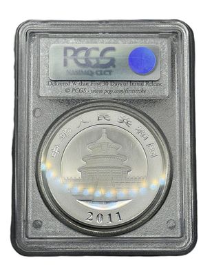 2011 Chinese Silver Panda PCGS Gem BU First Strike