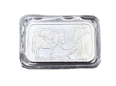 1 oz SilverTowne Retro Prospector Sealed Silver Bar