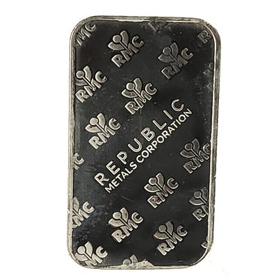 RMC Republic Metals Corporation Silver Bar - 1oz - .999 Fine