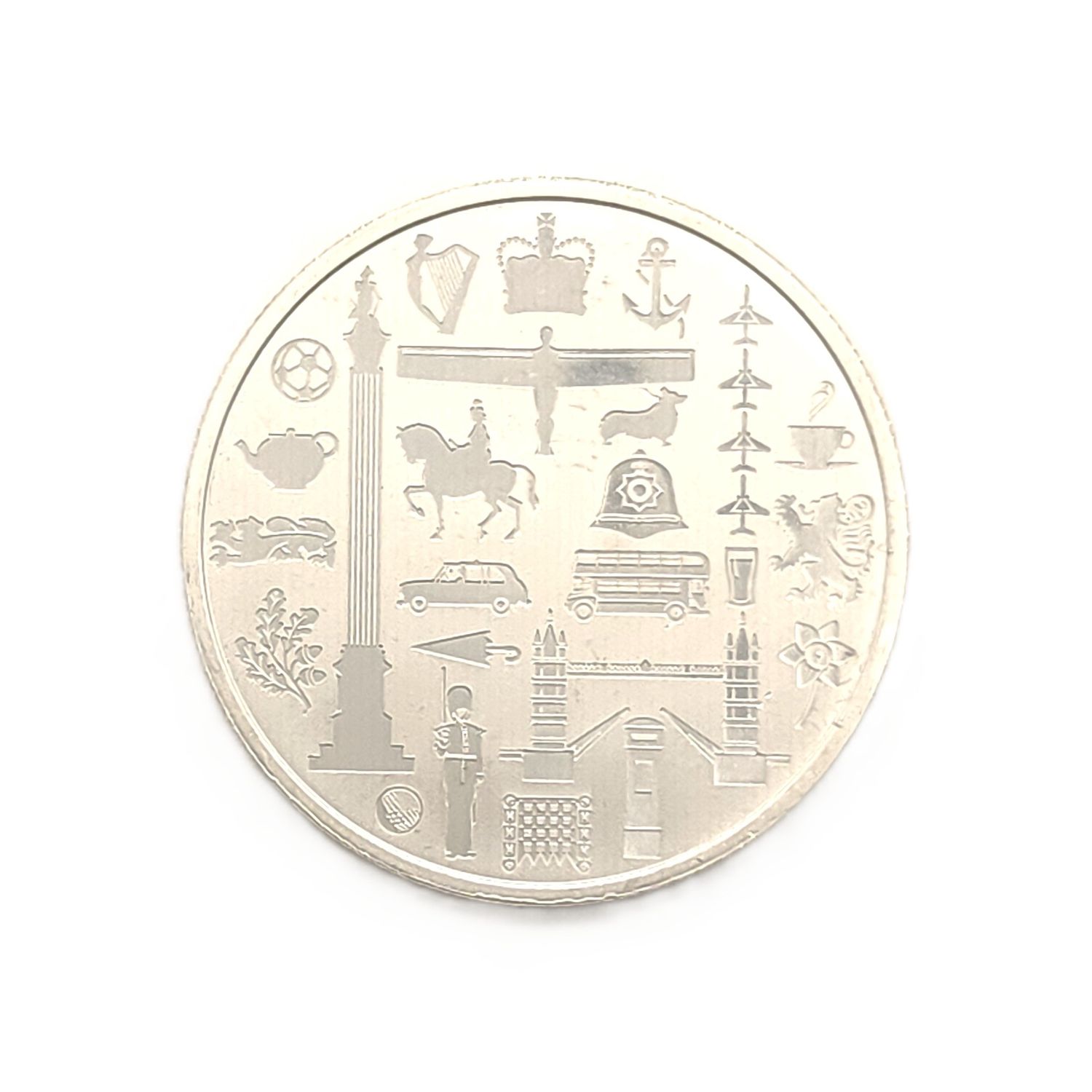 JBR Recovery Ltd Icons of Britain Silver Round- 1oz - 999 Fine