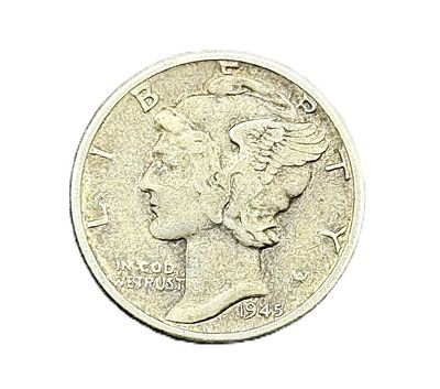 1945 Mercury Dime Circulated