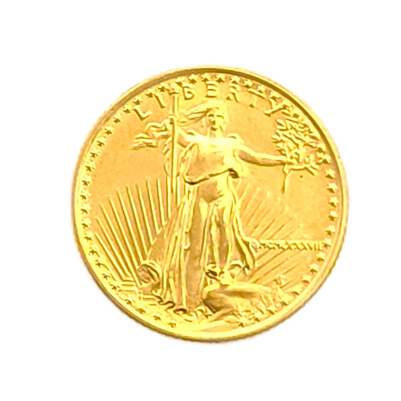 1987 (MCMLXXXVII) $5 American Gold Eagle- 1/10 oz