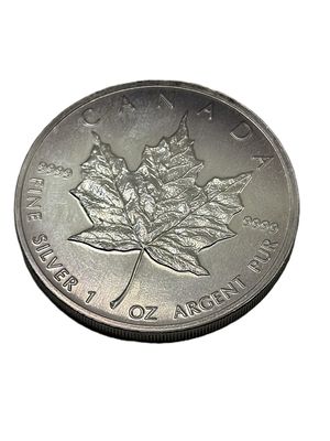 1989 Canadian 1 oz Silver Maple Leaf Coin
