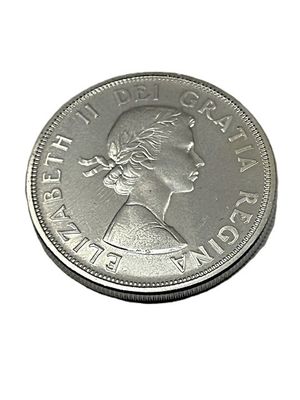 1964 Canadian Confederation Conferences Commemorative Silver Dollar