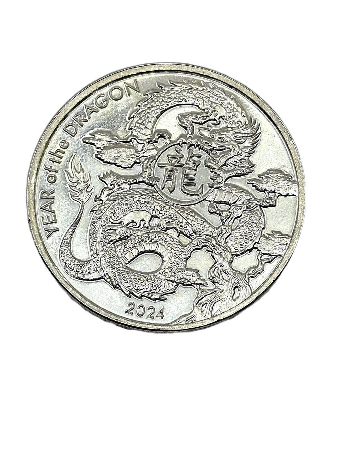 2024 ASAHI Lunar Dragon 1 oz Silver Round