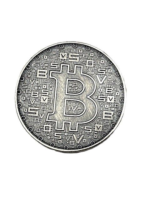 2022 1 oz Bitcoin Silver Round .999 Fine Bullion