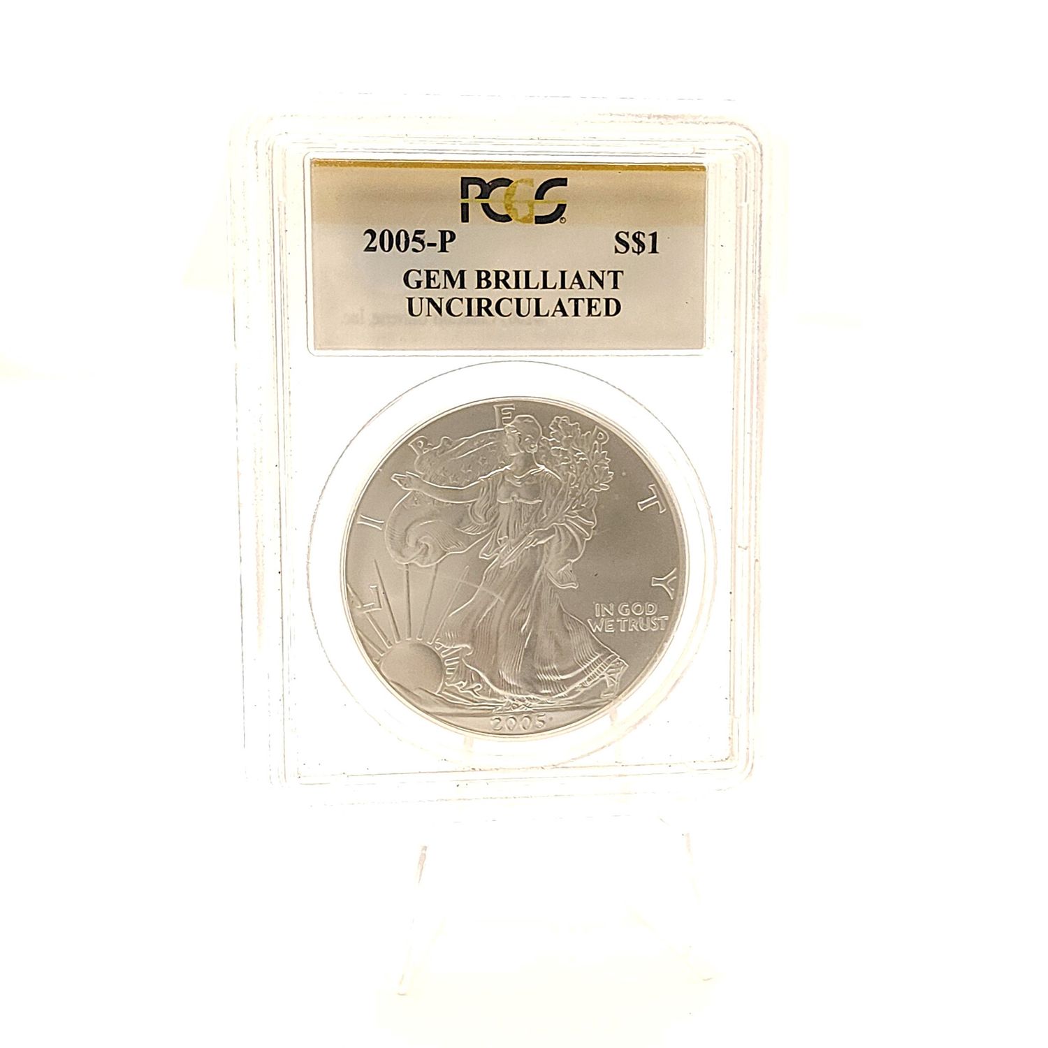 2005-P American Silver Eagle PCGS Gem Brilliant Uncirculated