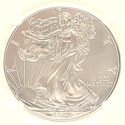 2020-P Silver Eagle NGC MS69 Emergency - Philadelphia Mint