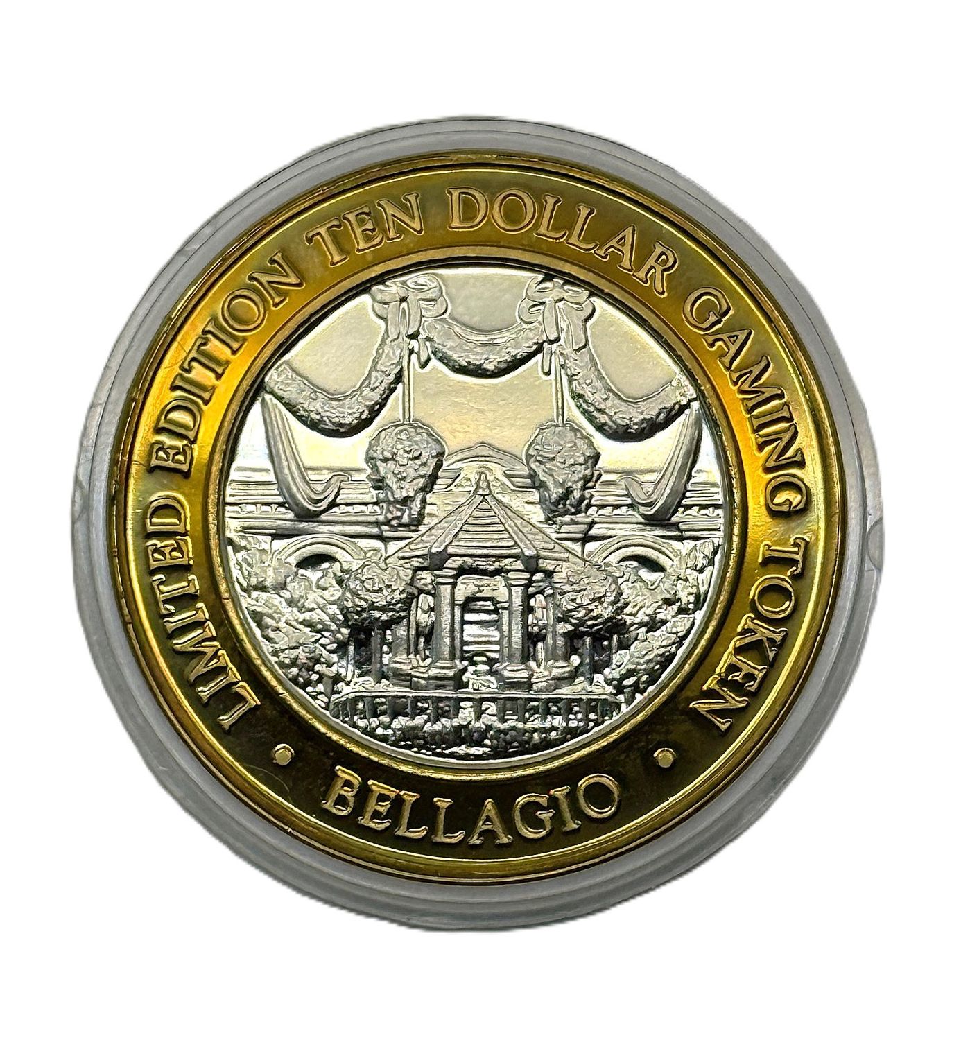Bellagio $10 Silver Gaming Token