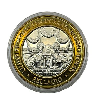 Bellagio $10 Silver Gaming Token