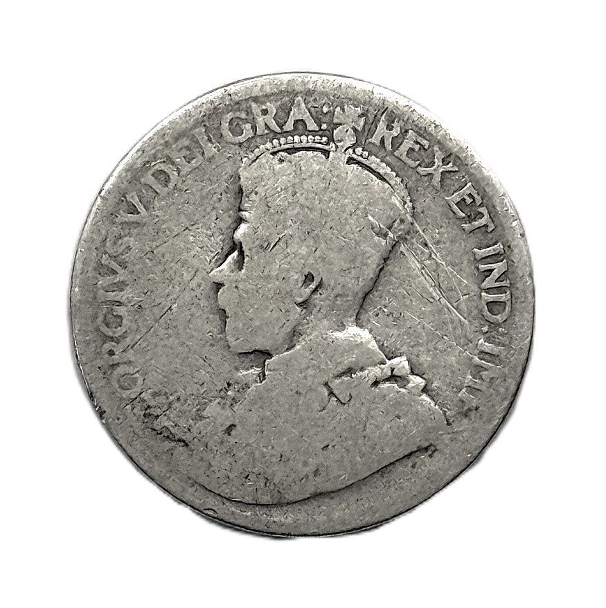 1914 Canadian Silver 5 Cents