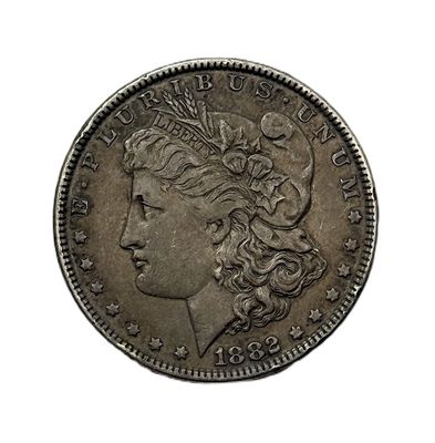 1882 Morgan Silver Dollar Circulated