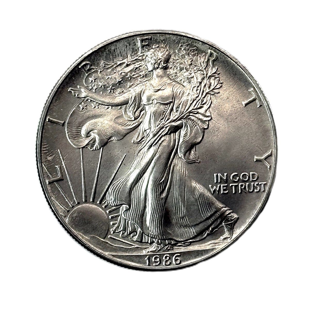 1986 1 oz American Silver Eagle Coin Uncirculated
