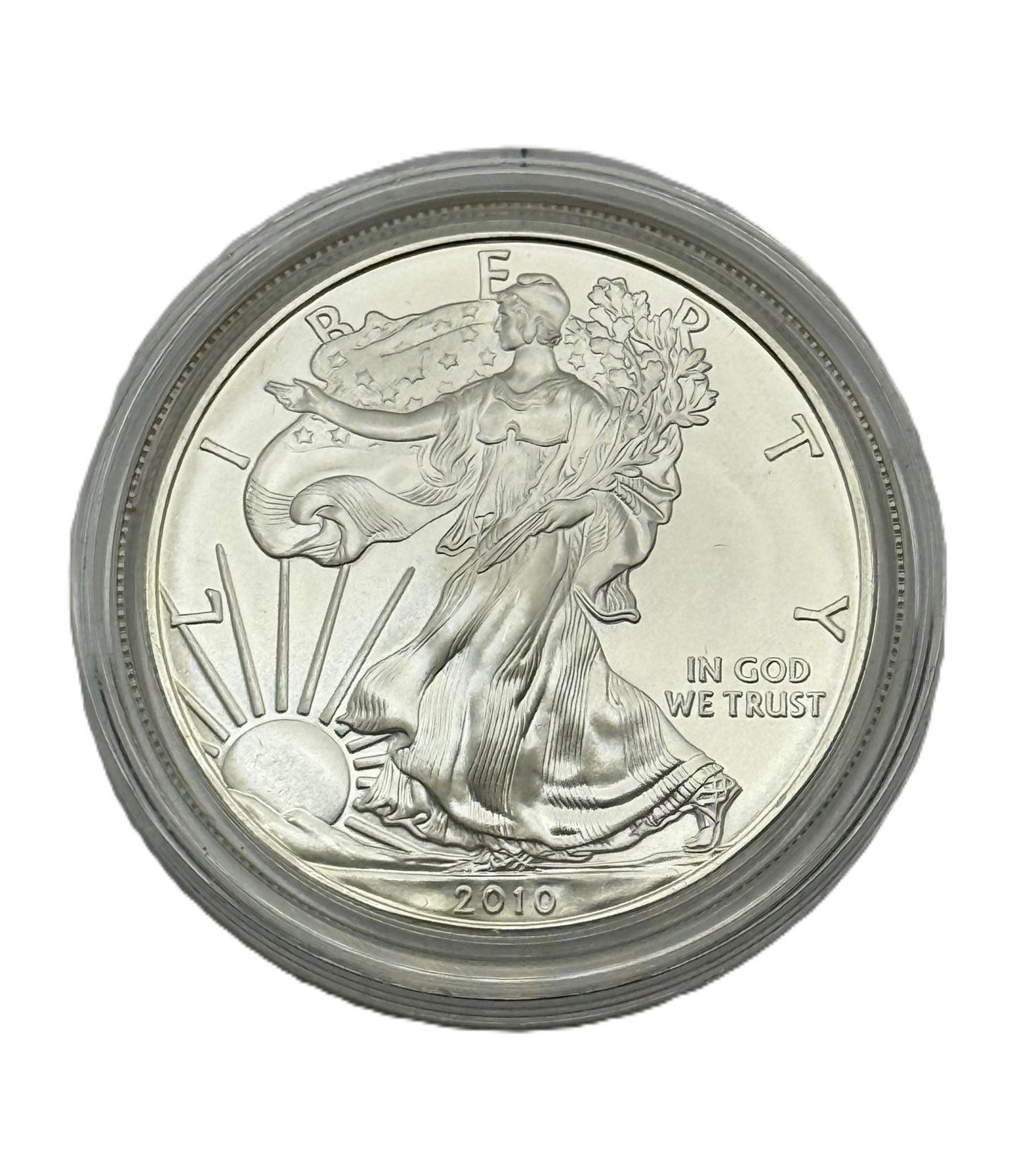 2010 1 oz American Silver Eagle Coin UNC OGP