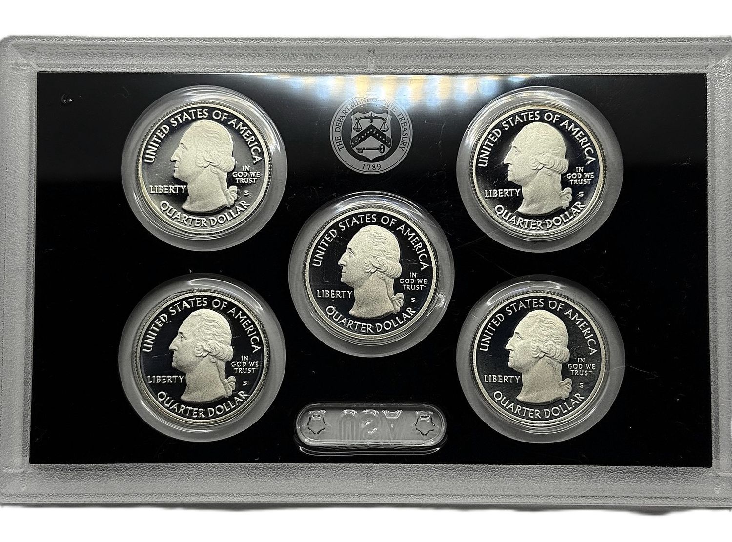 2011-S America the Beautiful Silver Proof Quarters Set Uncirculated