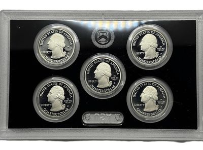 2011-S America the Beautiful Silver Proof Quarters Set Uncirculated