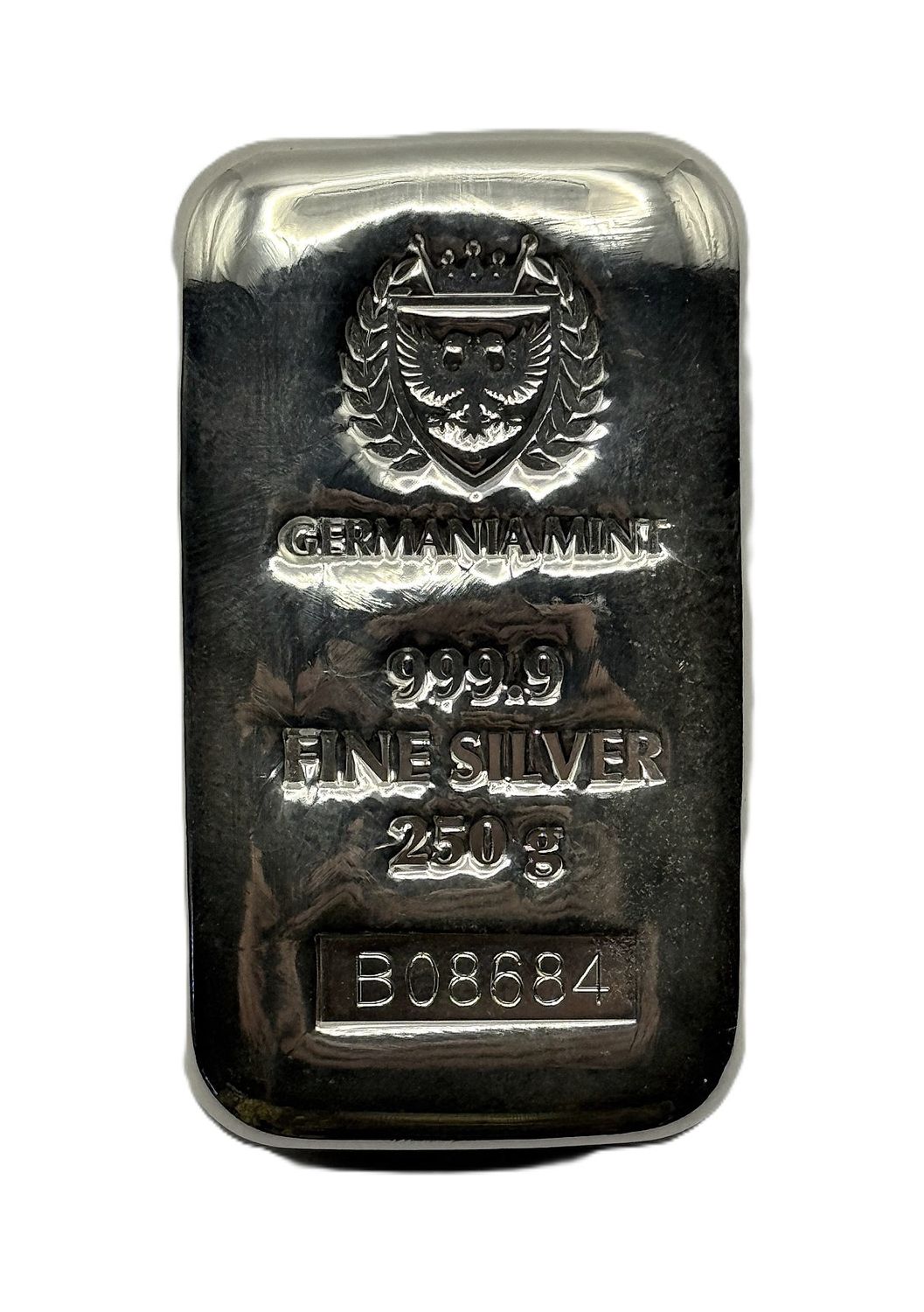 Germania Mint 250g .9999 Silver Bar