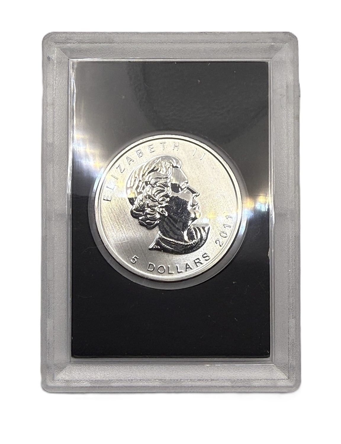 2011 Canadian $5 Timber Wolf 1 oz  Silver Round