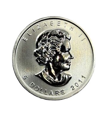 2011 Canadian $5 Timber Wolf 1 oz Silver  Round