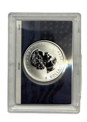 2011 Canadian $5 Timber Wolf 1 oz Silver Round