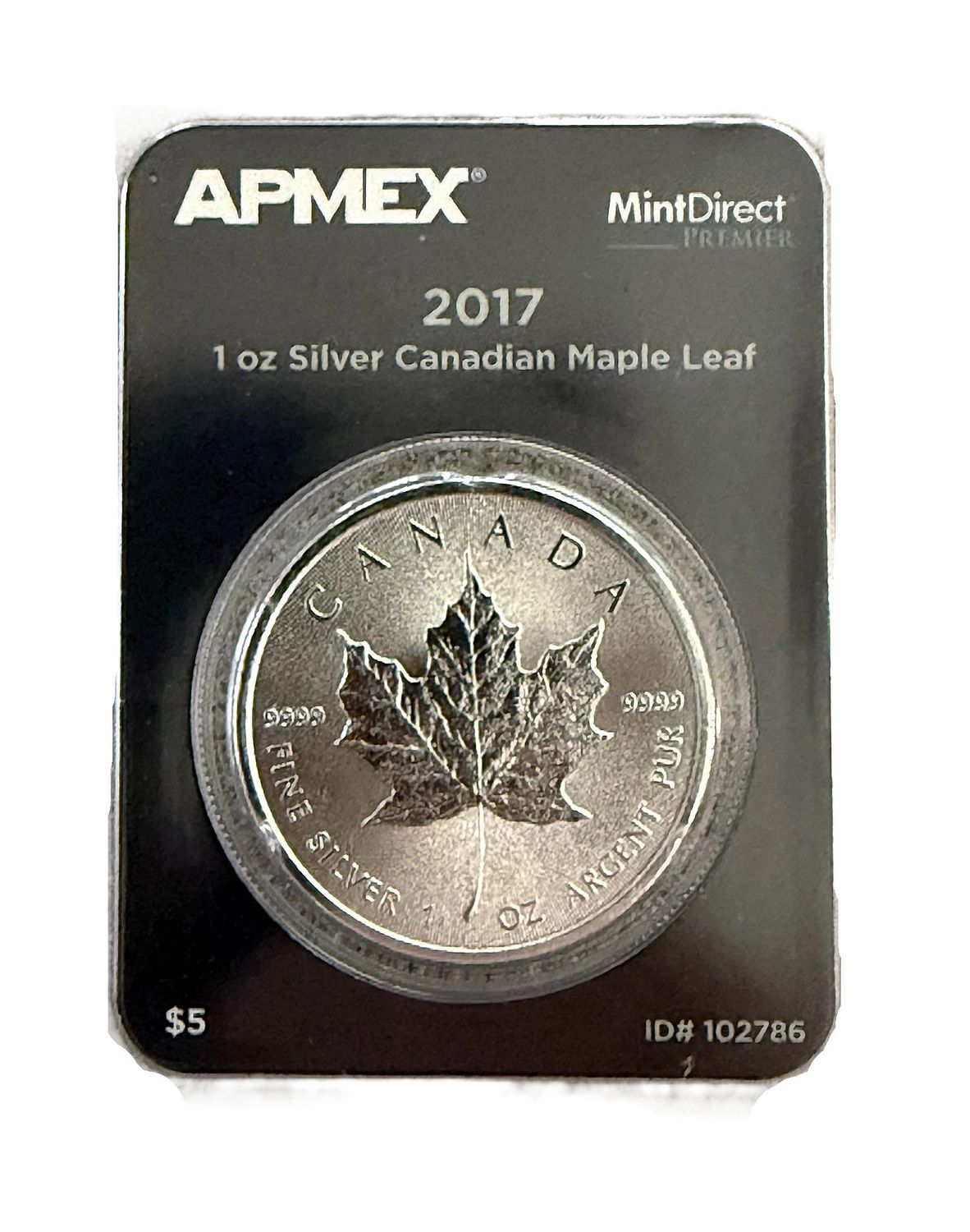 2017 Canadian 1 oz Silver Maple Leaf