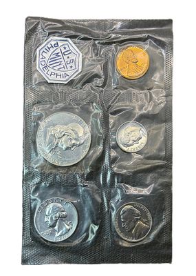 1961 Philadelphia US Mint Uncirculated Silver Coin Set
