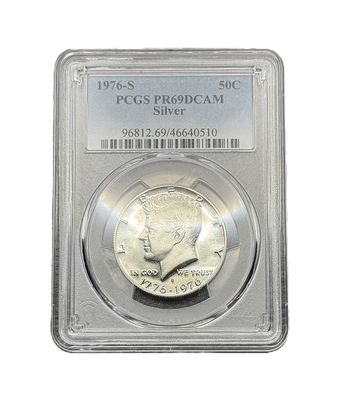 1976-S Kennedy Half Dollar Silver Bicentennial PCGS PR69DCAM