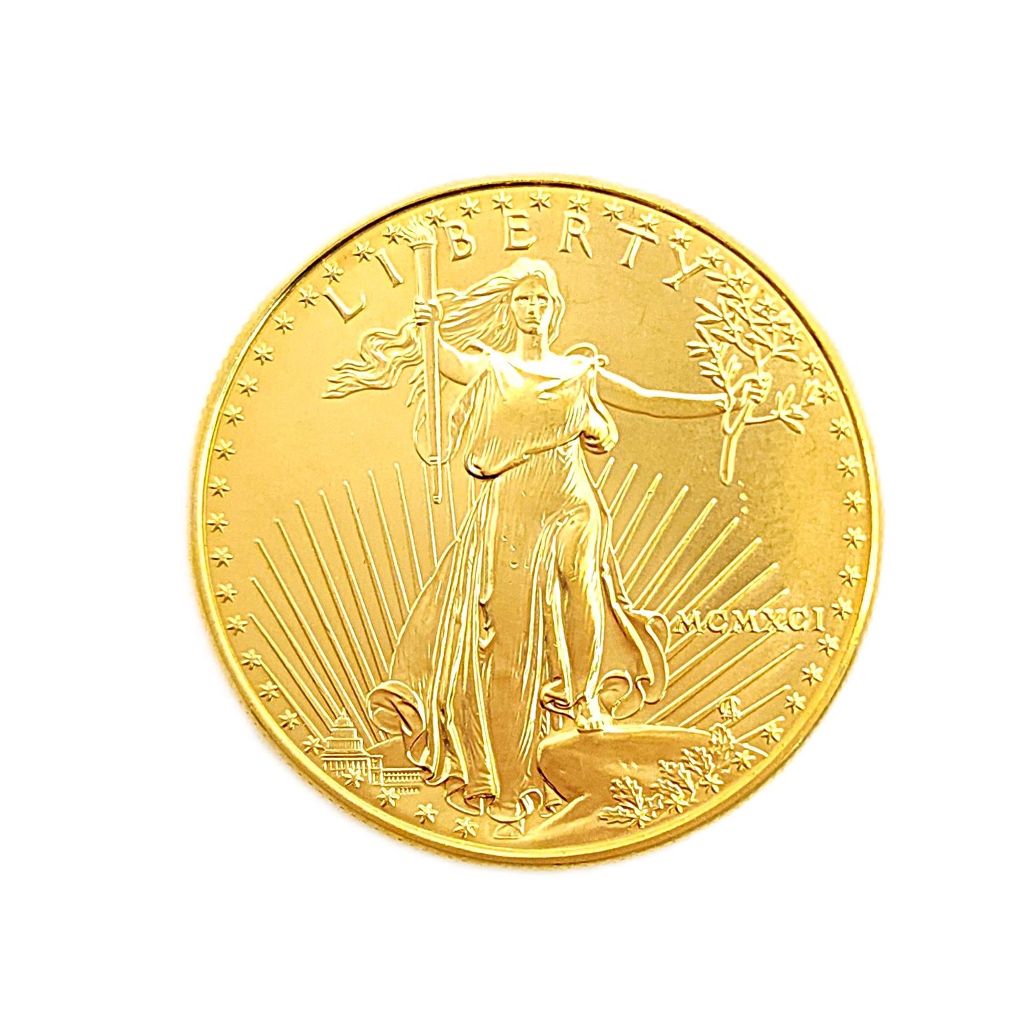 1991 (MCMXCI) $50 American Gold  Eagle