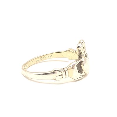 Sterling Silver Claddagh Ring- Size: 7.5