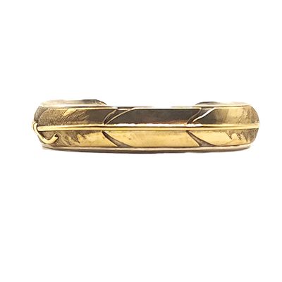 Sterling Silver /Gold Filled Feather 3/4 Cuff Bracelet