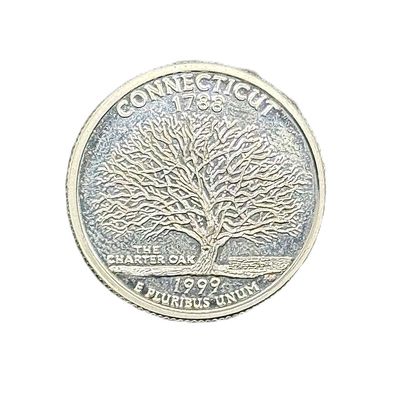 1999-S Connecticut Silver Proof Quarter